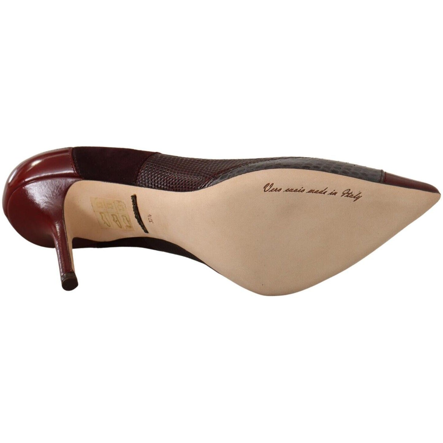 Dolce & Gabbana Multicolor Exotic Leather Heels Pumps Shoes Dolce & Gabbana