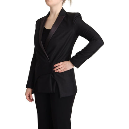 Costume National Black Long Sleeves Double Breasted Jacket Costume National