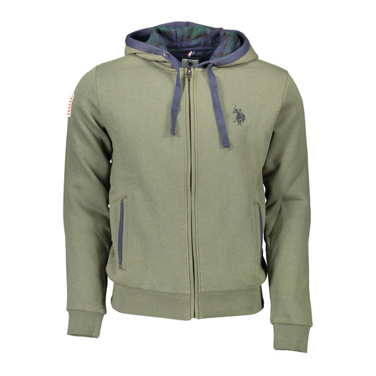 U.S. POLO ASSN. Verde Cotton Men Sweatshirt