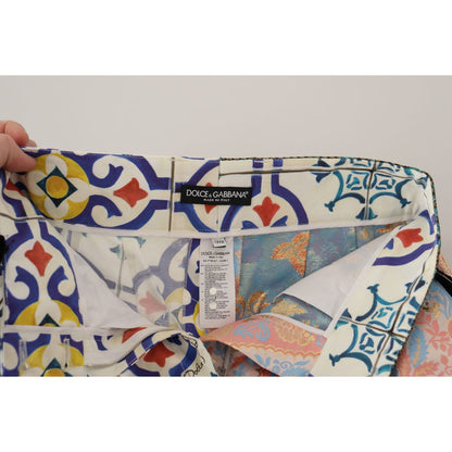 Dolce & Gabbana Multicolor High Waist Hot Pants Shorts Dolce & Gabbana
