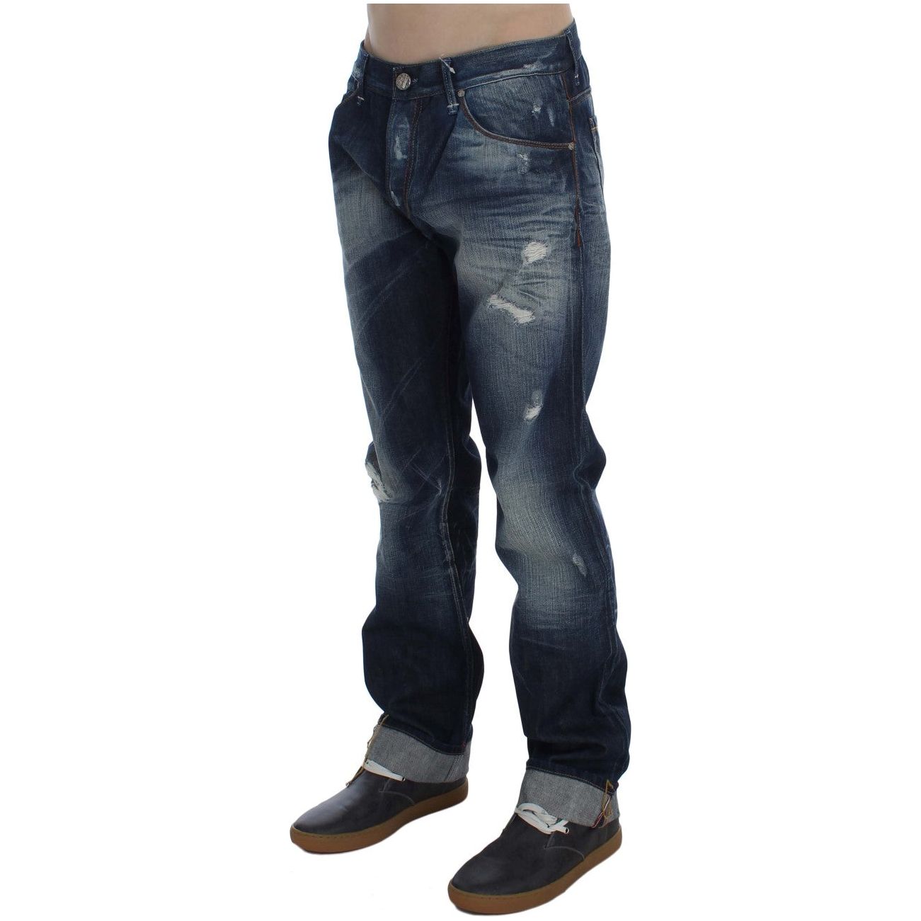 Authentic Regular Fit Blue Wash Jeans