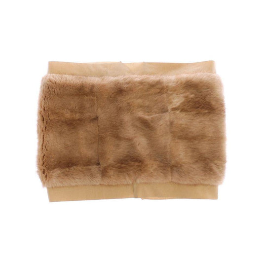 Dolce & Gabbana Beige MINK Fur Scarf Foulard Neck Wrap Dolce & Gabbana