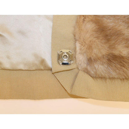 Dolce & Gabbana Beige MINK Fur Scarf Foulard Neck Wrap Dolce & Gabbana