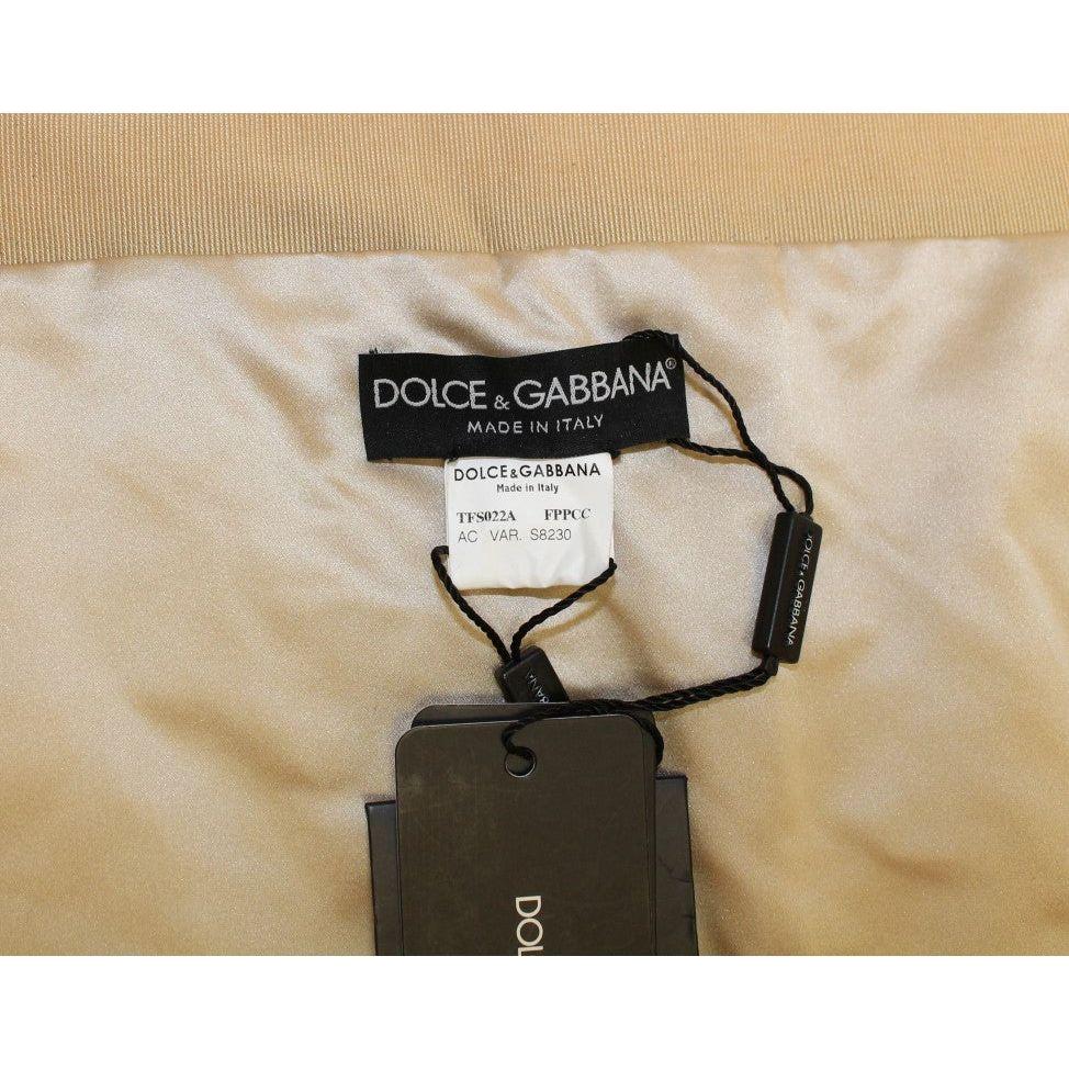 Dolce & Gabbana Beige MINK Fur Scarf Foulard Neck Wrap Dolce & Gabbana