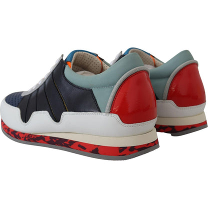Dolce & Gabbana Multicolor Leather Sport Low Top Sneakers Dolce & Gabbana
