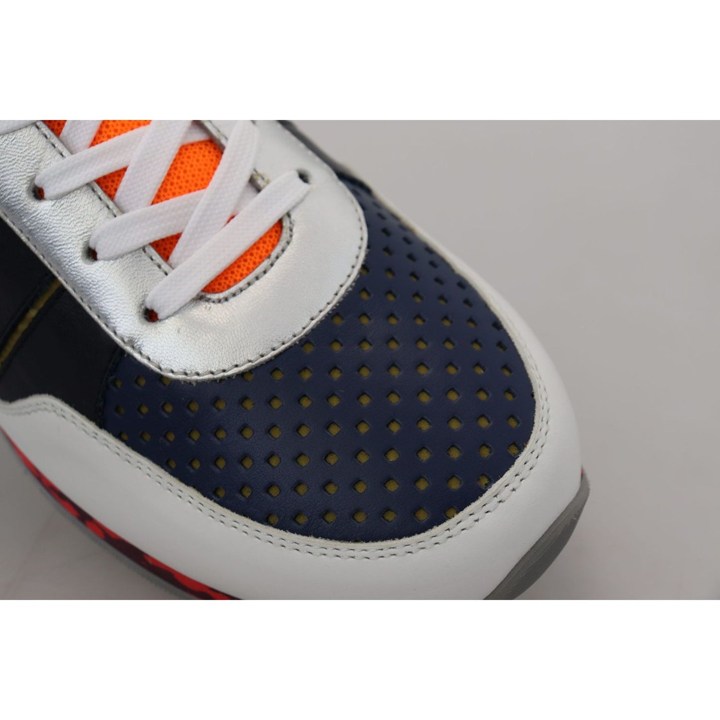 Dolce & Gabbana Multicolor Leather Sport Low Top Sneakers Dolce & Gabbana