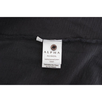 Alpha Massimo Rebecchi Gray Cotton Button Down Casual Shirt Alpha Massimo Rebecchi