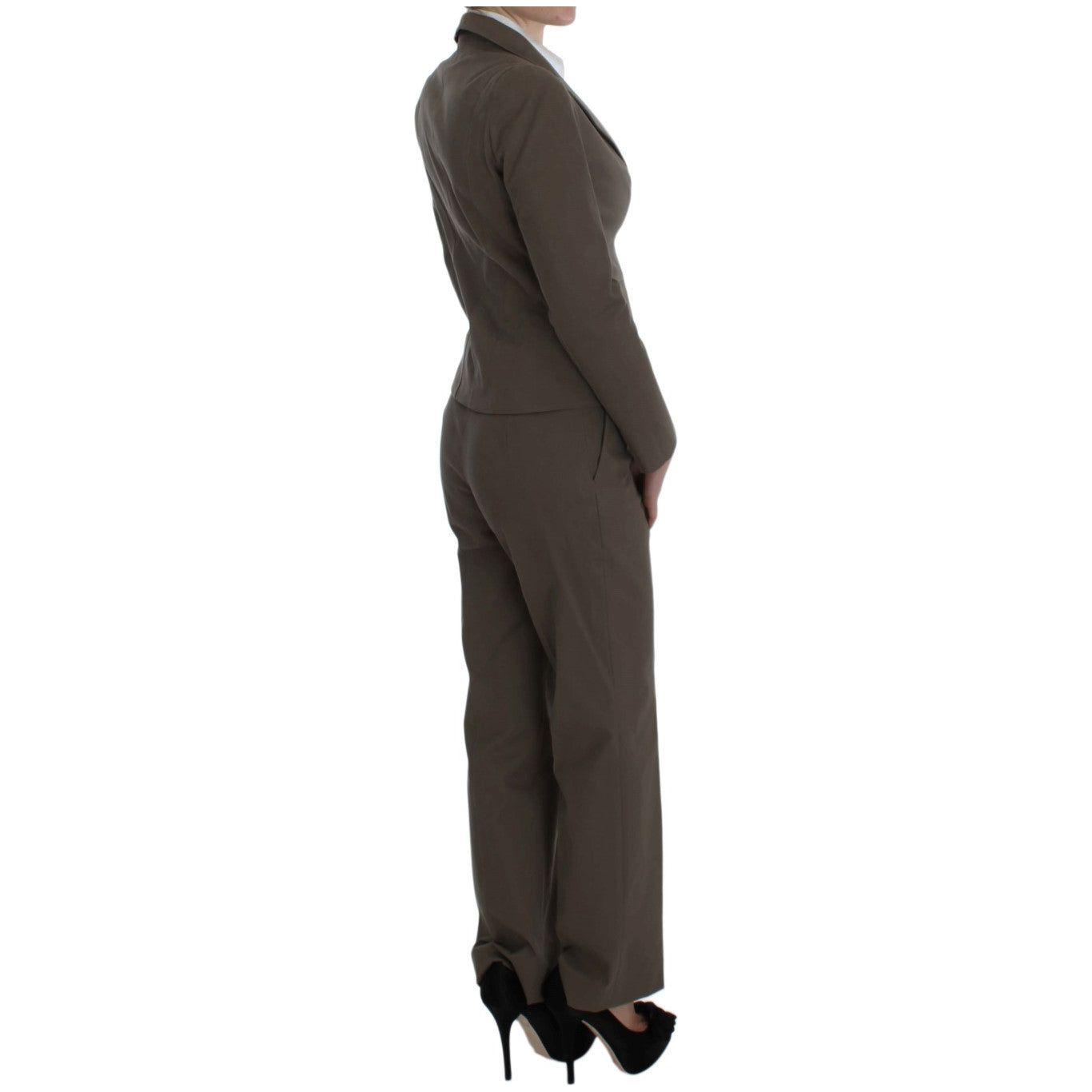BENCIVENGA Beige Wool Cotton Suit