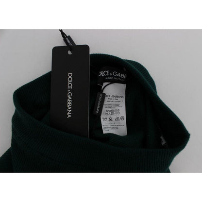 Dolce & Gabbana Green Cashmere Stretch Tights Pants Dolce & Gabbana
