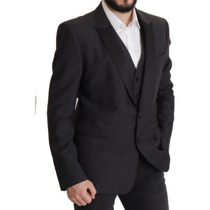 Dolce & Gabbana Dark Blue Single Breasted MARTINI Blazer Dolce & Gabbana