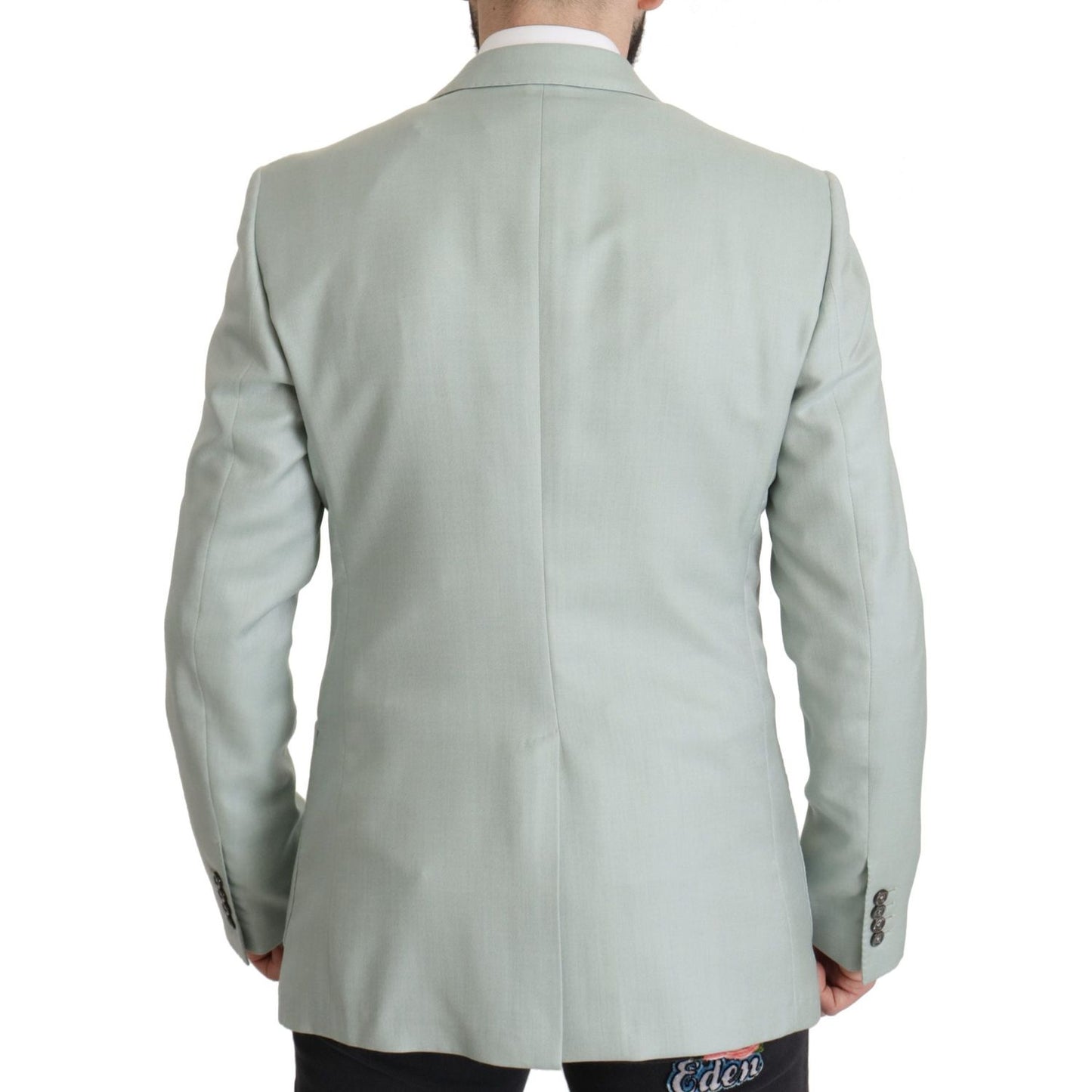 Dolce & Gabbana Green Cashmere Jacket Blazer Jacket Dolce & Gabbana