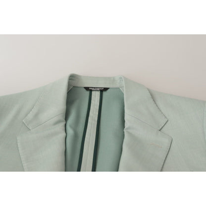 Dolce & Gabbana Green Cashmere Jacket Blazer Jacket Dolce & Gabbana