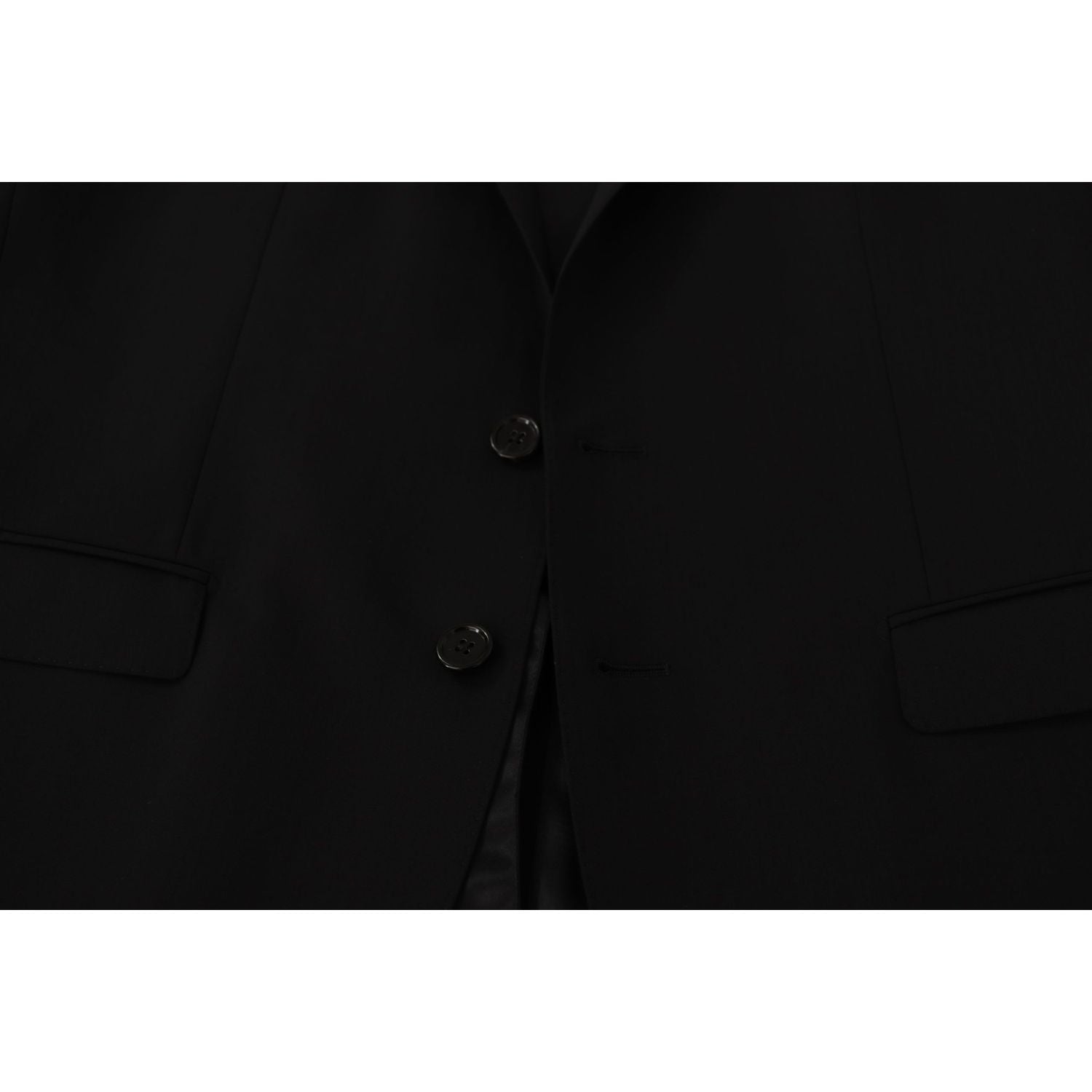 Dolce & Gabbana Black Single Breasted Jacket MARTINI Blazer