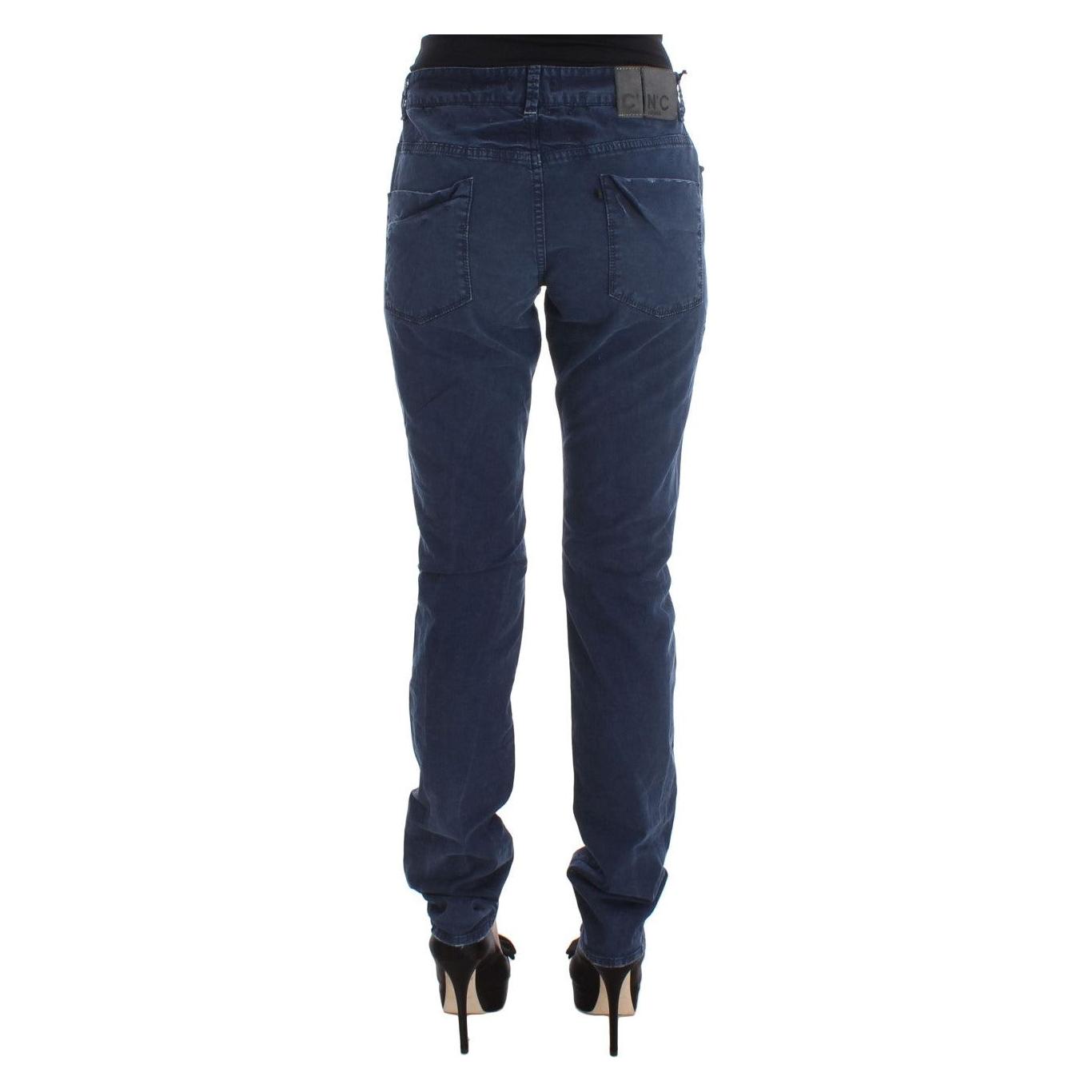Costume National Blue Cotton Blend Denim Jeans Costume National