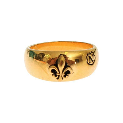 Nialaya Gold Plated 925 Silver Ring