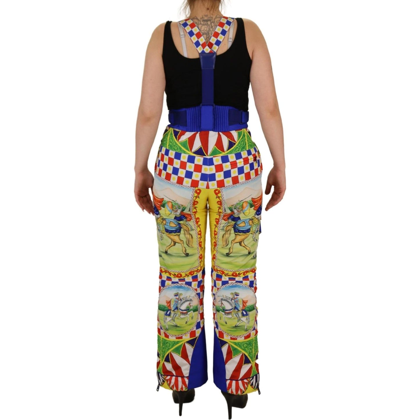 Dolce & Gabbana Multicolor Printed Snow Trouser Pants Dolce & Gabbana