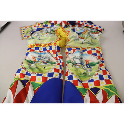 Dolce & Gabbana Multicolor Printed Snow Trouser Pants Dolce & Gabbana
