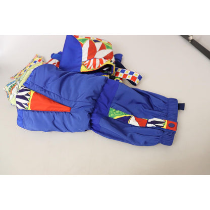 Dolce & Gabbana Multicolor Printed Snow Trouser Pants Dolce & Gabbana