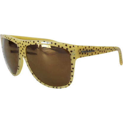 Dolce & Gabbana Yellow Stars Acetate Square Shades DG4125 Sunglasses Dolce & Gabbana