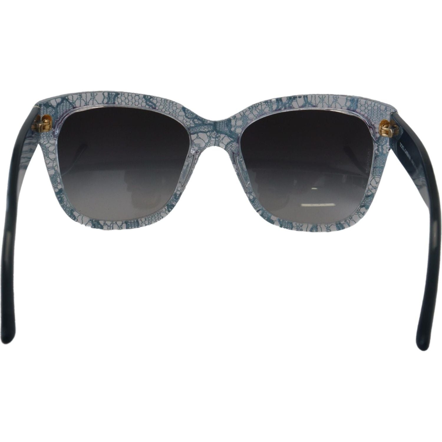Dolce & Gabbana Blue Lace Acetate Rectangle Shades DG4226 Sunglasses