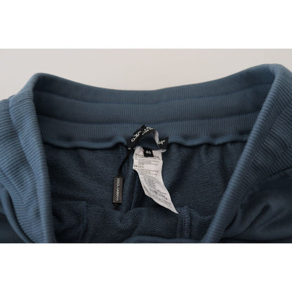 Dolce & Gabbana Blue Cotton Bermuda Casual Mens Shorts Dolce & Gabbana