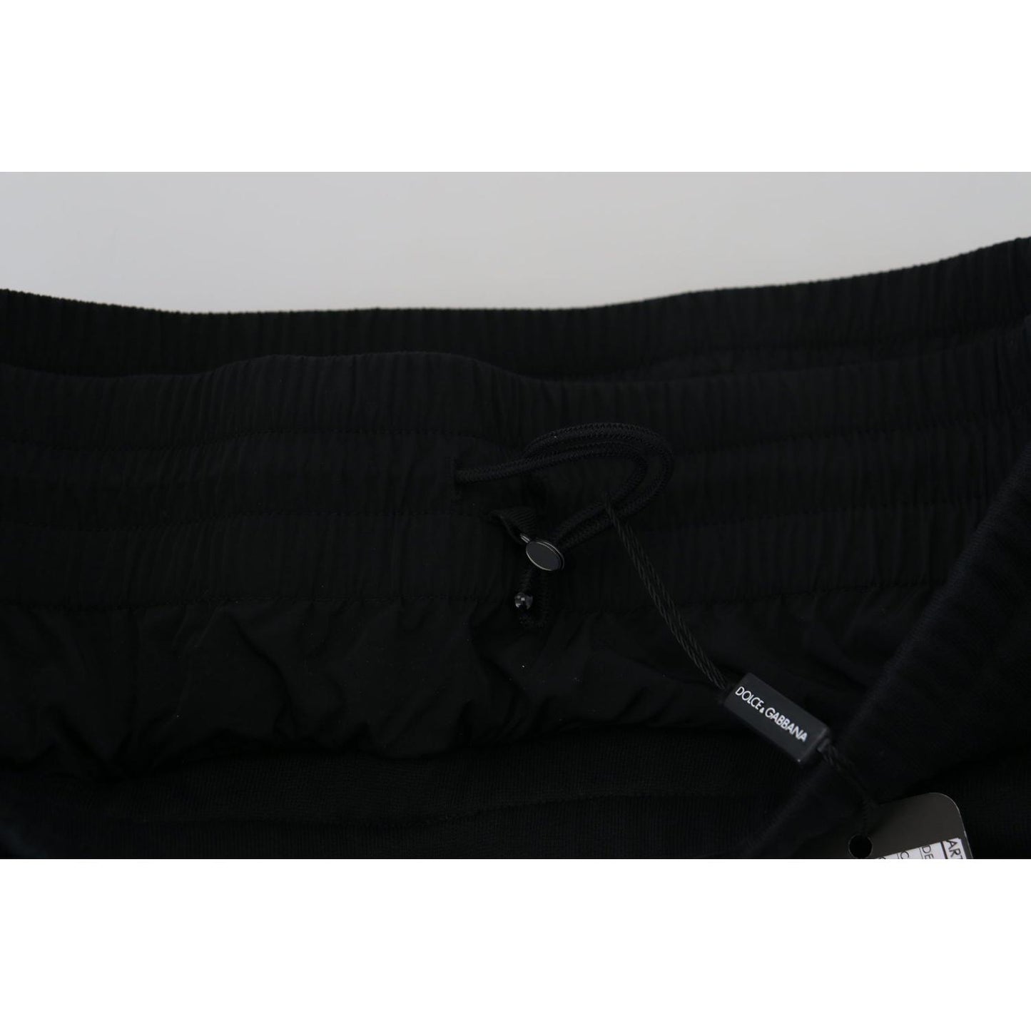 Dolce & Gabbana Black Cotton Bermuda Cargo Shorts Dolce & Gabbana