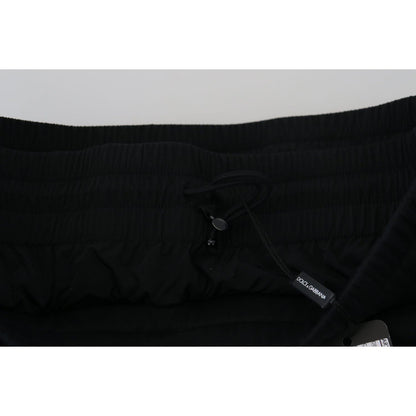 Dolce & Gabbana Black Cotton Bermuda Cargo Shorts Dolce & Gabbana