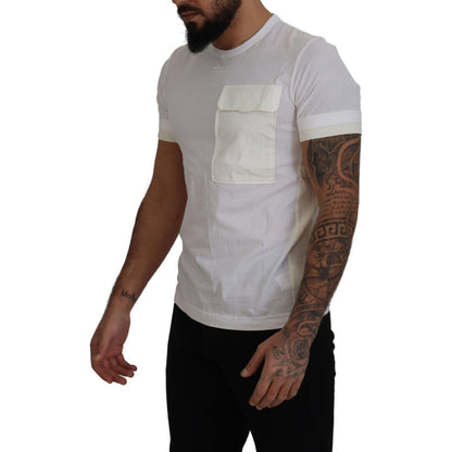 Dolce & Gabbana White Flap Pocket Short Sleeves T-shirt Dolce & Gabbana