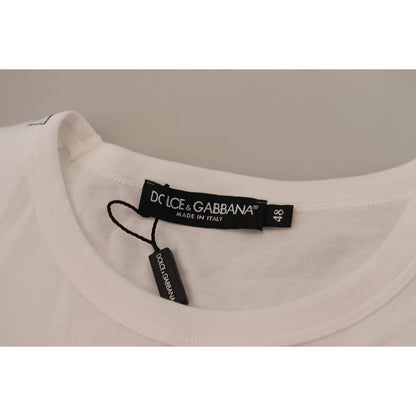 Dolce & Gabbana White Flap Pocket Short Sleeves T-shirt Dolce & Gabbana