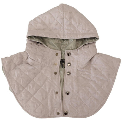 Dolce & Gabbana White Quilted Whole Head Wrap One Size Nylon Hat Dolce & Gabbana