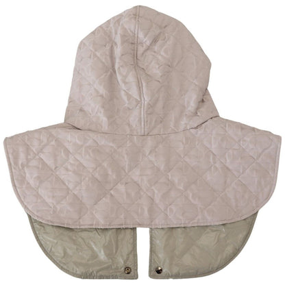 Dolce & Gabbana White Quilted Whole Head Wrap One Size Nylon Hat Dolce & Gabbana