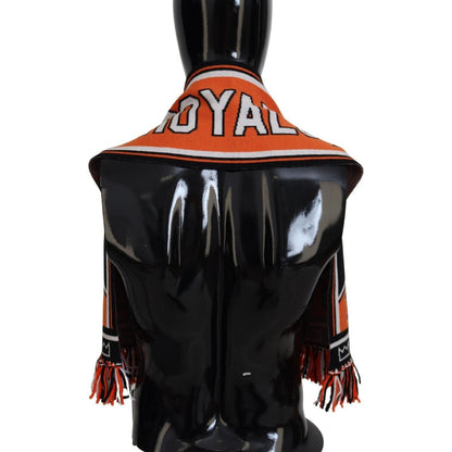 Dolce & Gabbana Multicolor DG Logo Printed Men Neck Wrap Shawl Scarf Dolce & Gabbana