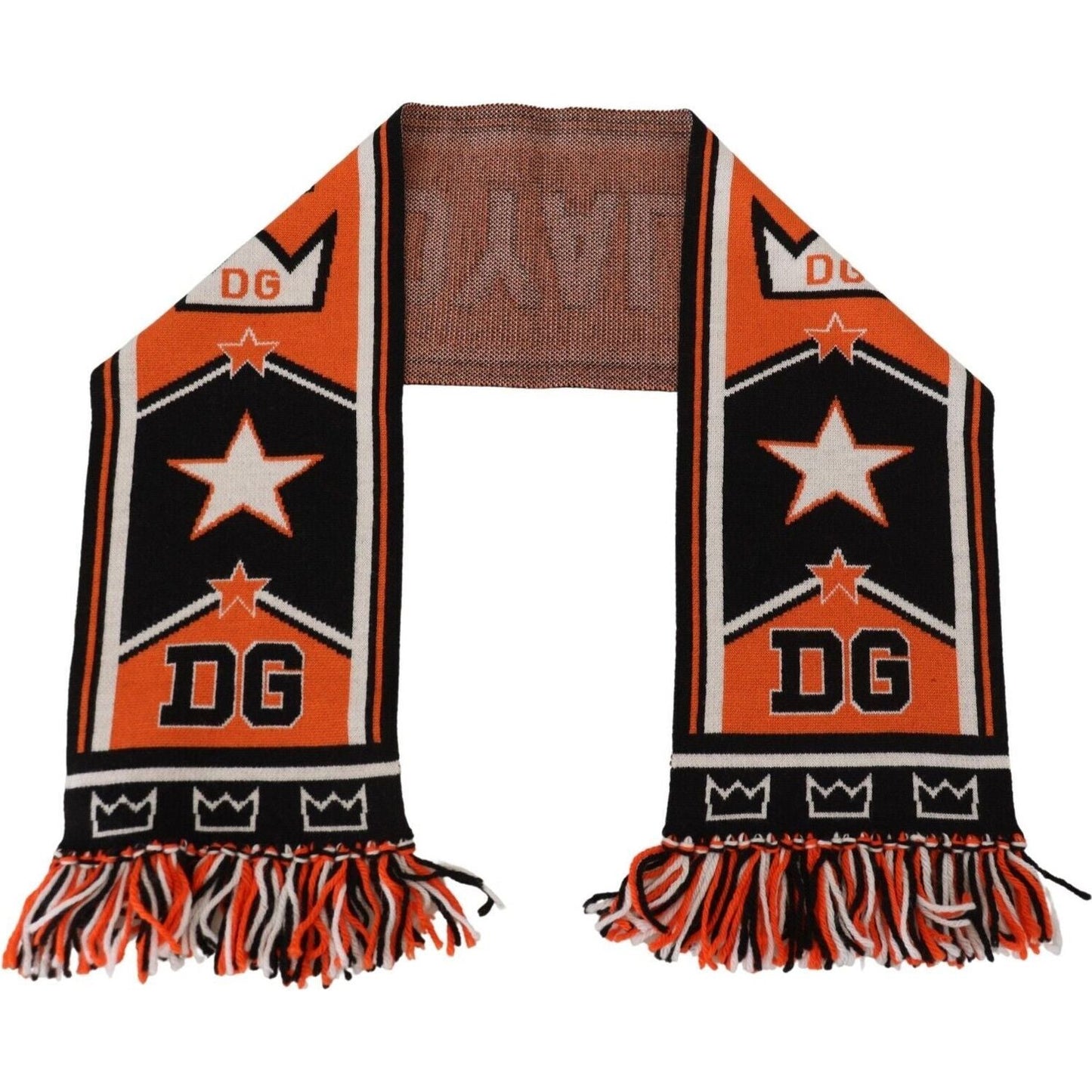 Dolce & Gabbana Multicolor DG Logo Printed Men Neck Wrap Shawl Scarf Dolce & Gabbana