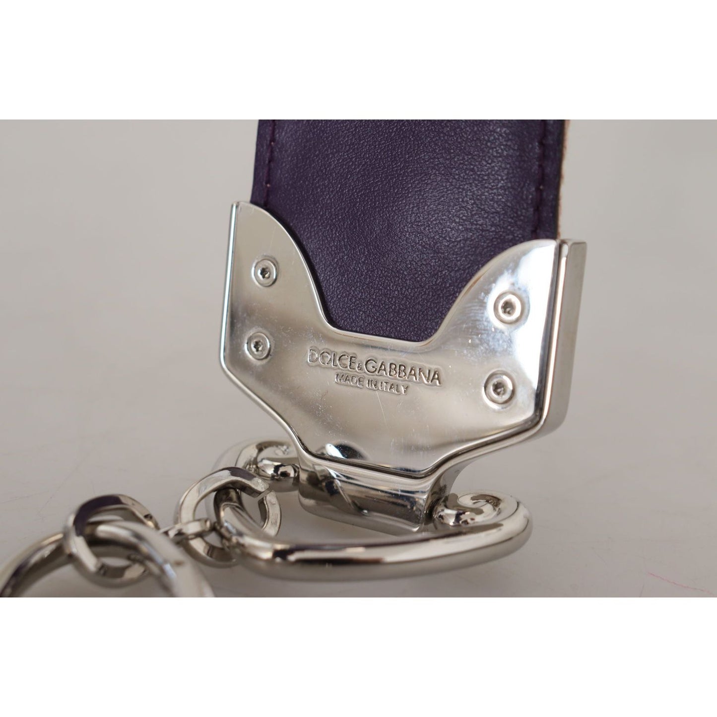 Dolce & Gabbana Multicolor Floral Appliques Metal Shoulder Strap Dolce & Gabbana