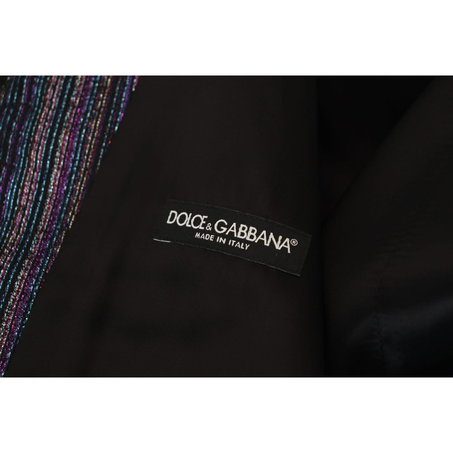 Dolce & Gabbana Multicolor Polyester Waistcoat Dress Formal Vest Dolce & Gabbana