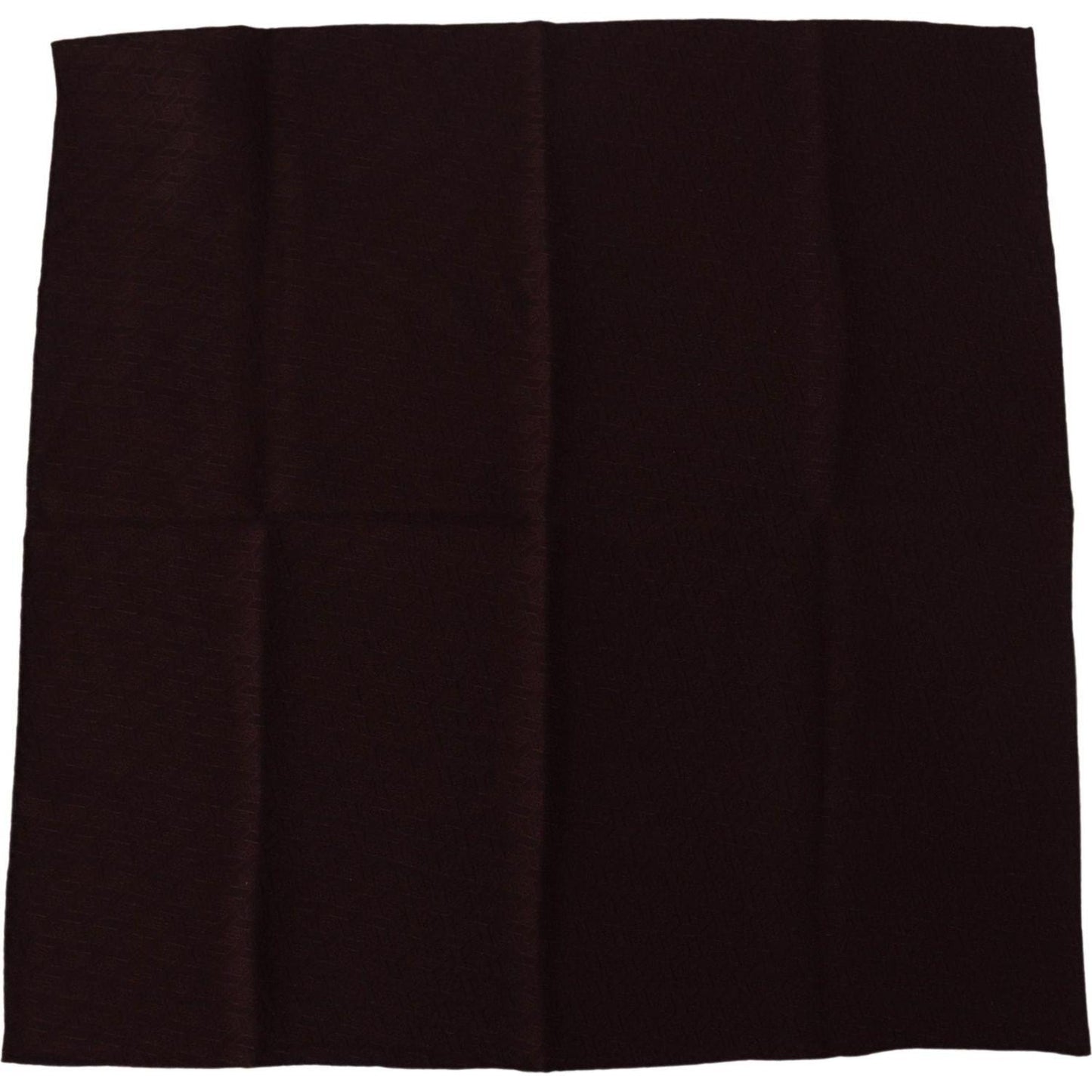 Dolce & Gabbana Brown Silk Blend Square Wrap Handkerchief Scarf Dolce & Gabbana