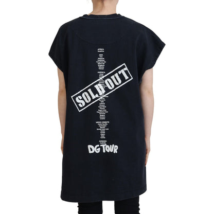 Dolce & Gabbana Black D&G Fashion Round Neck Cotton T-shirt Dolce & Gabbana