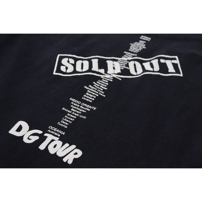 Dolce & Gabbana Black D&G Fashion Round Neck Cotton T-shirt Dolce & Gabbana