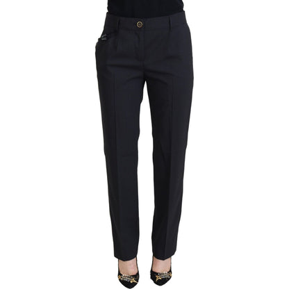 Dolce & Gabbana Grey Women Formal Tapered Pants Dolce & Gabbana