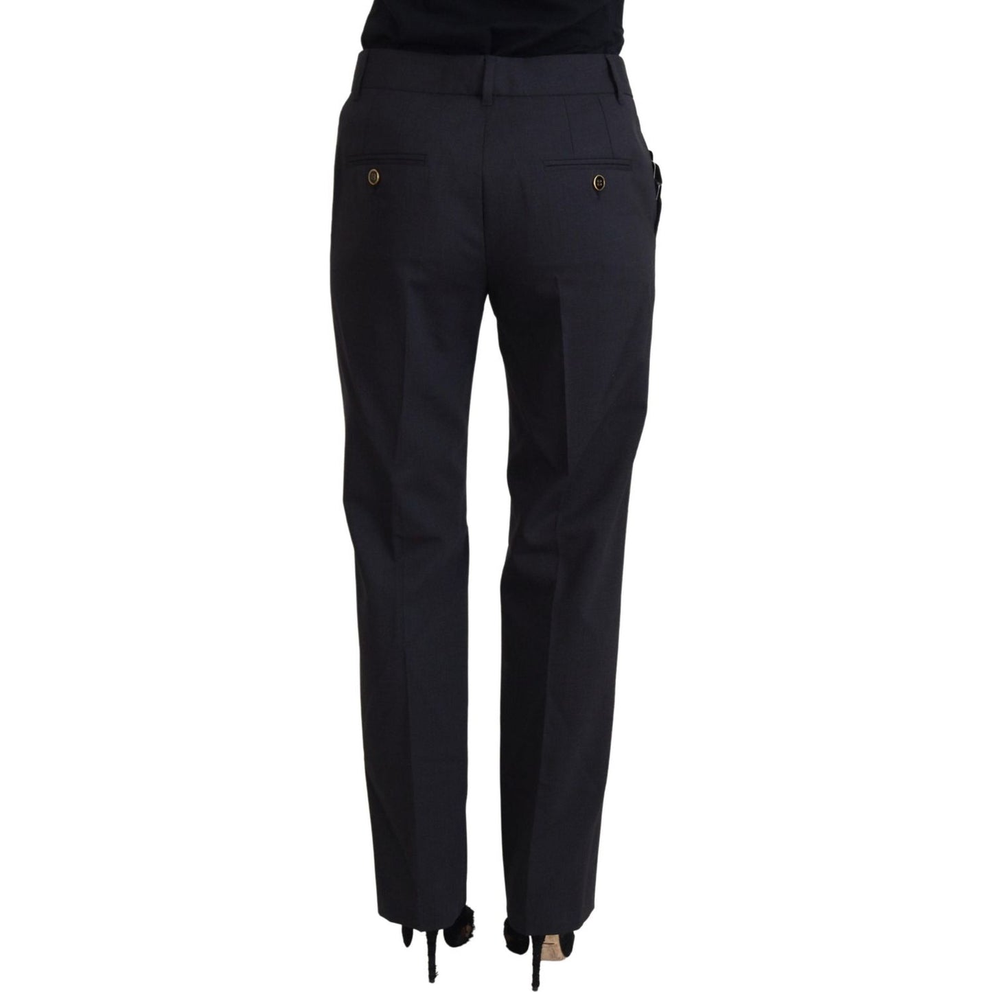 Dolce & Gabbana Grey Women Formal Tapered Pants Dolce & Gabbana