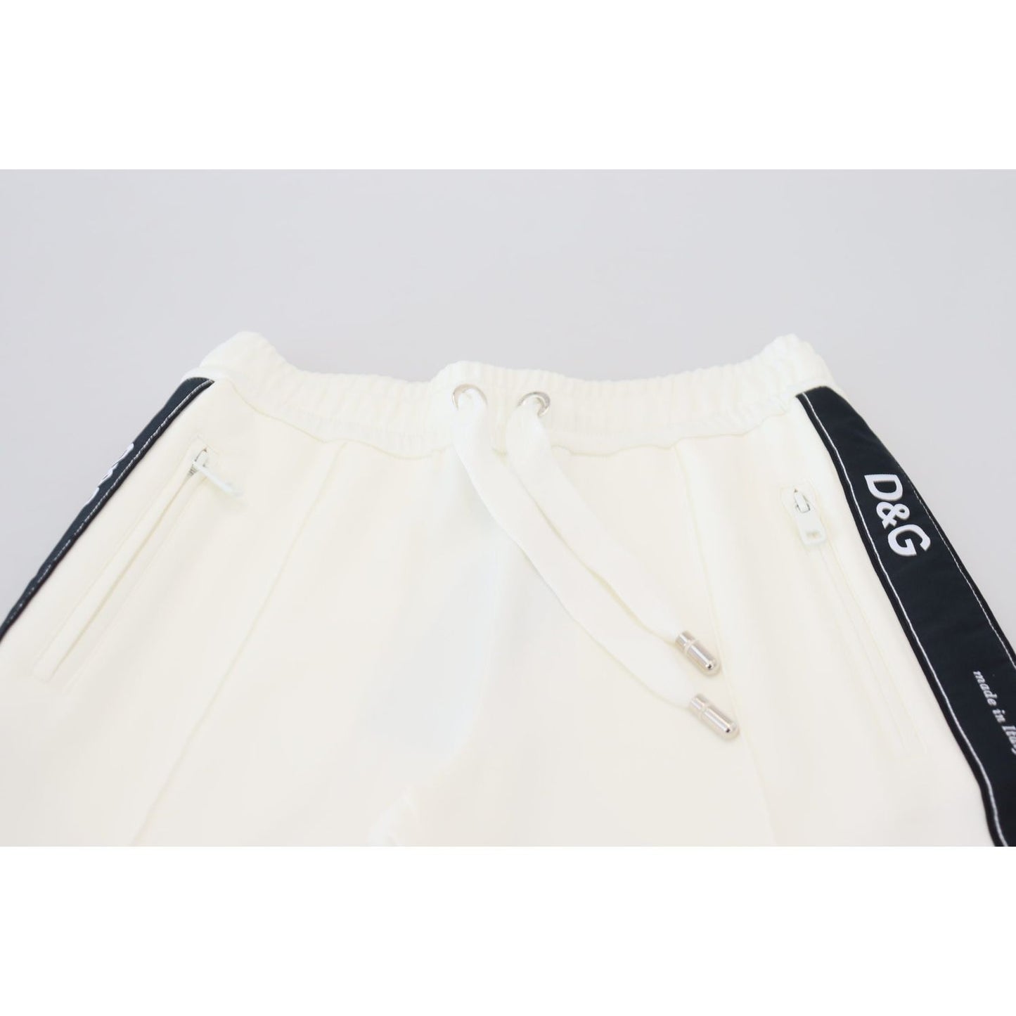 Dolce & Gabbana White DG Logo Sweatpants Pants Dolce & Gabbana