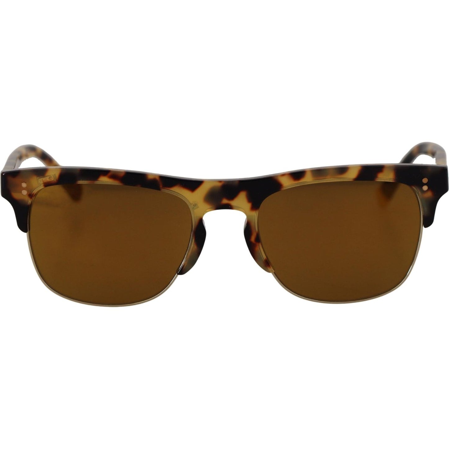 Dolce & Gabbana Brown Gold Acetate Havana DG430A Sunglasses Dolce & Gabbana