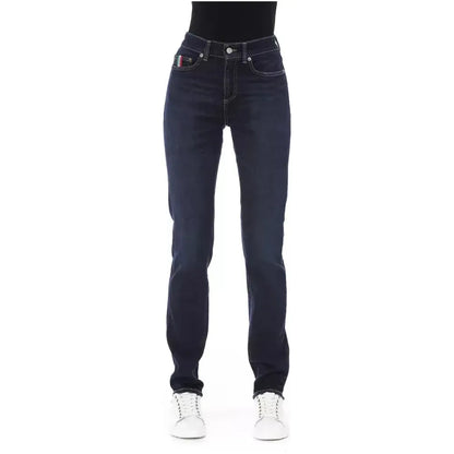 Baldinini Trend Blue Cotton Women's Jeans Baldinini Trend