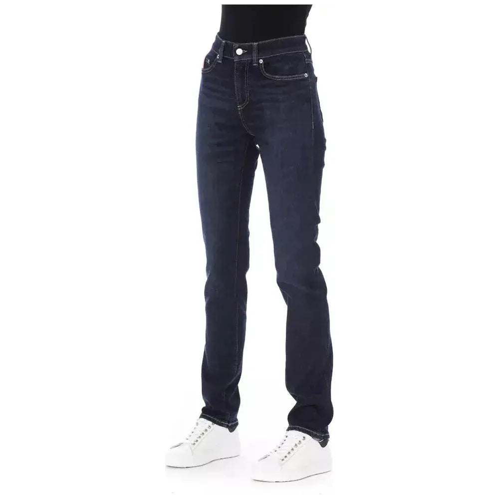 Baldinini Trend Blue Cotton Women's Jeans Baldinini Trend