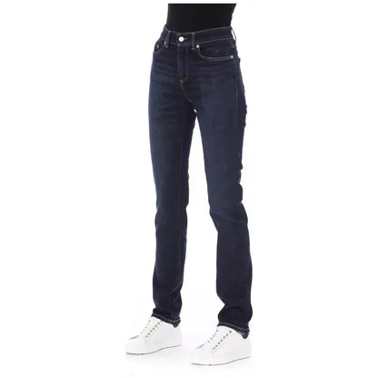 Baldinini Trend Blue Cotton Women's Jeans Baldinini Trend
