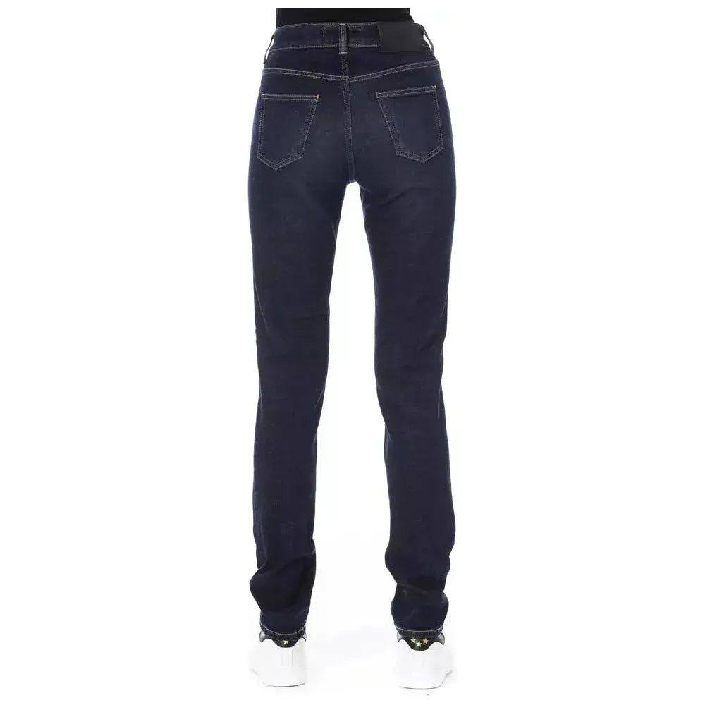 Baldinini Trend Blue Cotton Women's Jeans Baldinini Trend