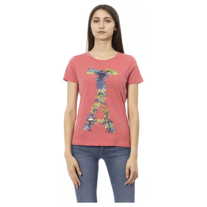 Trussardi Action Fuchsia Cotton Tops & T-Shirt