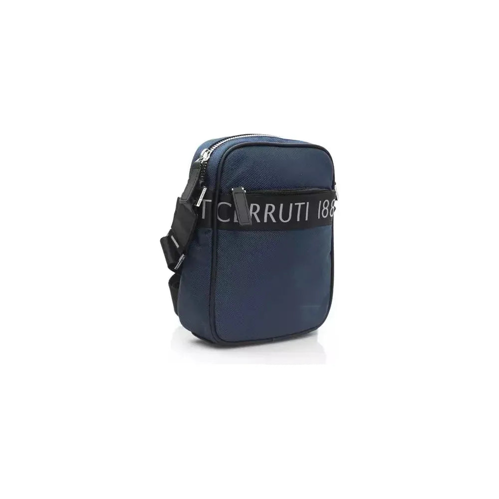 Cerruti 1881 Blue Nylon Men Bag