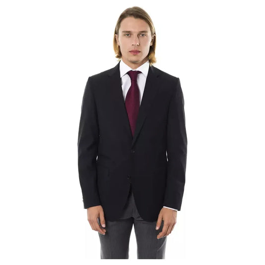 Uominitaliani Elegant Wool Two-Button Men's Blazer Uominitaliani