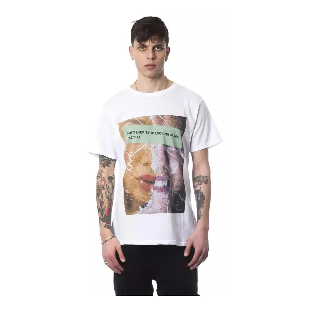 Nicolo Tonetto White Cotton Men T-Shirt